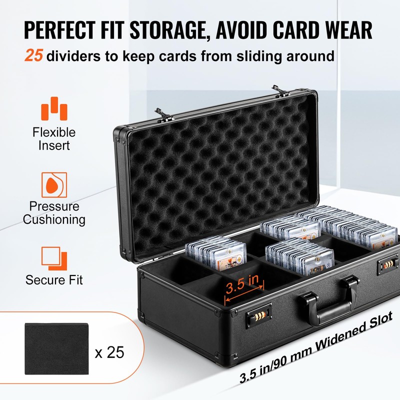 VEVOR 162 PSA Graded Sports Card Holder Box - 5