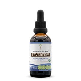 Secrets of the Tribe Feverfew USDA Organic | Alcohol-Free Extract, High-Potency Herbal Drops | Made from 100% Certified Organic Feverfew (Tanacetum parthenium) Dried Herb (2 oz)