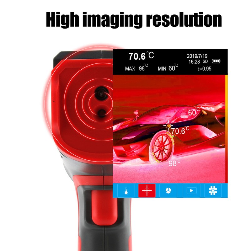 Thermal Imaging Camera Handheld High Resolution PP Housing 2.4in TFT