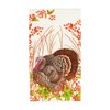 Caspari Turkey and Berries Guest Towel Napkins 15 per pack