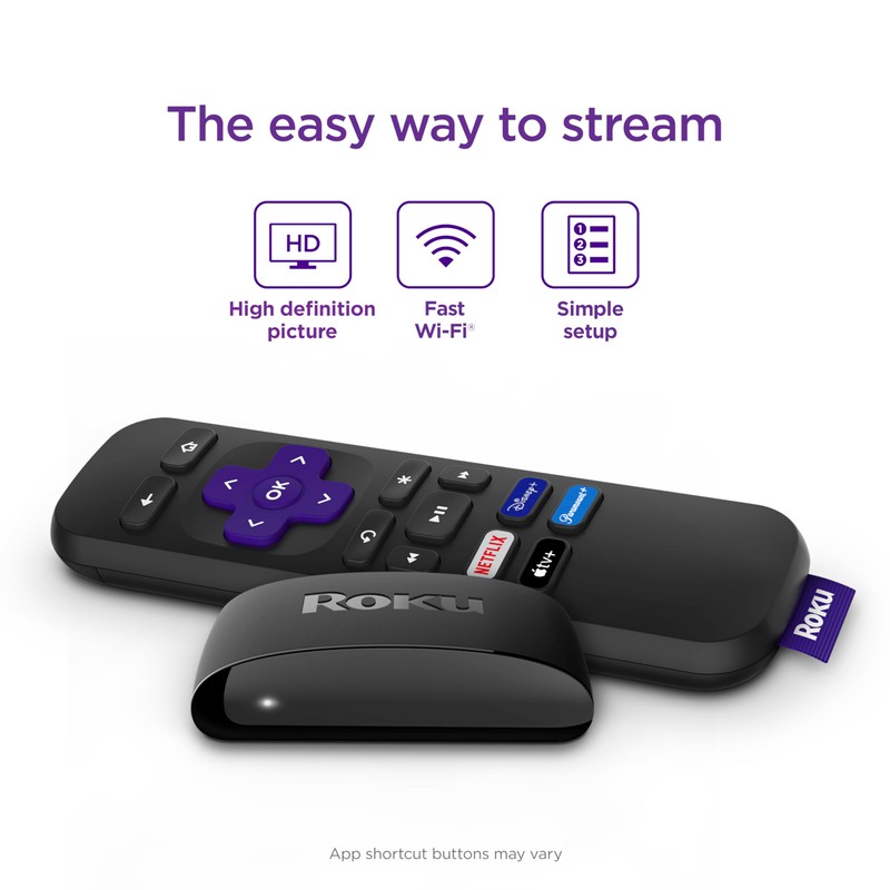Roku Express | HD Roku Streaming Device with Standard Remote