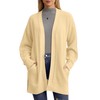PrinStory Cardigans for Women Long Plus Size Cardigan Open Front