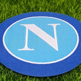 2 x 7cm Naples Embroidered Iron on Sew on Patch