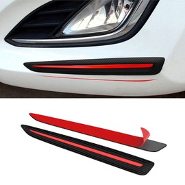 Bumper Protection Car Anti-Scratch Bumper Protection Car Bumper Protective Strip General Anti-Collision Strips for Car Bumpers Made of Carbon Fibre, Suitable for Most Cars (2 Pieces)