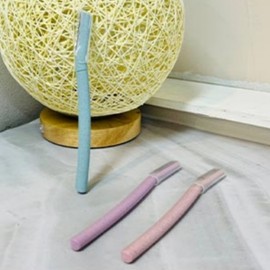 Straight Eyebrow Razor 3-Pack Beauty Accessory 3ea