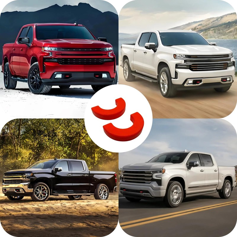 FORZEEY Tow Hook Covers fit for Chevy Silverado Accessories 1500