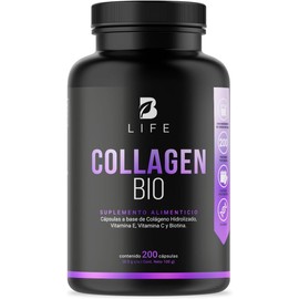 B Life Biotina y Colágeno Hidrolizado con 100 cápsulas