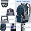 RAINSMORE Hiking Backpack Men Women 40L Waterproof Backpack Lightweight Travel