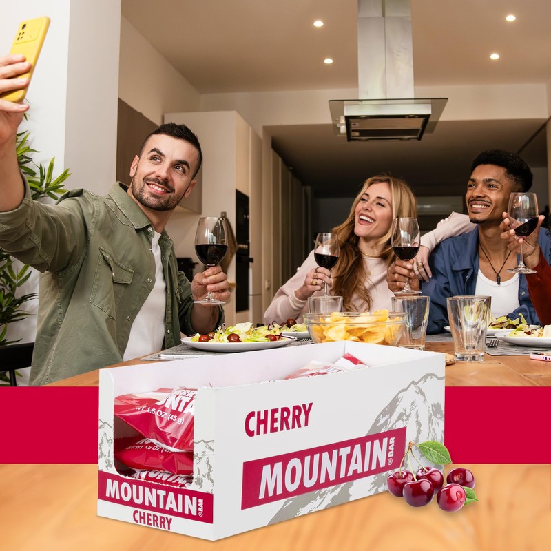 Almond Roca Case of 15 Cherry Mountain Bars - 1.6oz