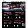Kaedear KDR-BE1-KM8-BK Handlebar End Weights for Motorcycles, Motorcycle Accessories, Variable