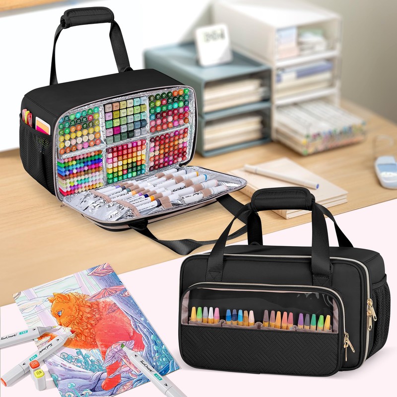 Prokva Marker Organizer Case Holding up to 216 Markers, Marker