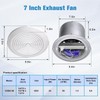 V2262-50 7 Inch Bathroom Exhaust Fan, 50 CFM Ceiling Exhaust