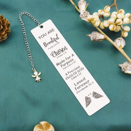 Christian Easter Gifts for Kids Inspirational Bookmark Gifts for Women Adults Religious Bible Verse Bookmark for Girls Daughter Book Lovers Graduation Birthday