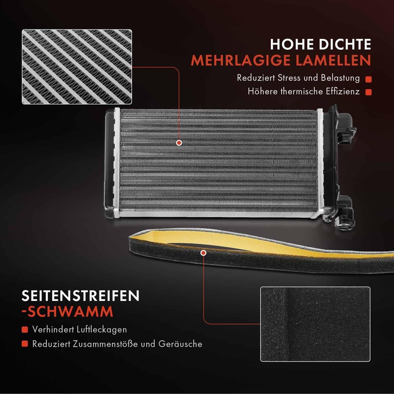 Frankberg Heat Exchanger Interior Heating Compatible with 3 Series E30