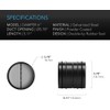 AC Infinity 6" Backdraft Damper, One-Way Airflow Ducting Insert with