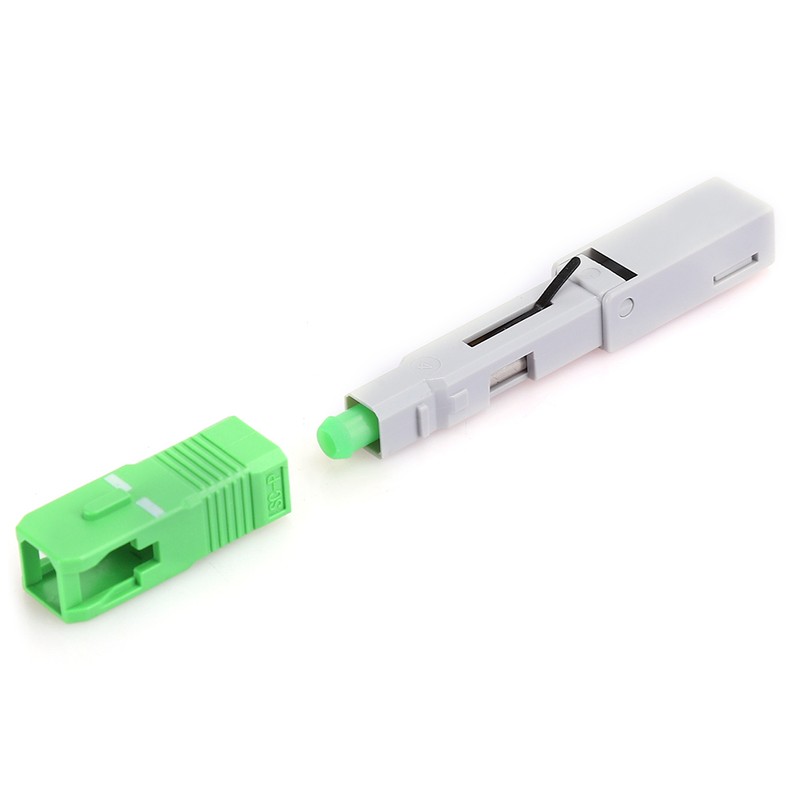 10Pcs Fiber Optic Quick Connector FTTH SC/APC Embedded Fast Cold