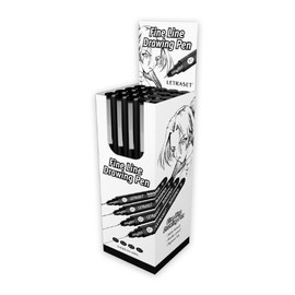 Letraset 0.3 mm Fine Line Drawing Marker Pen (Pack of 20)