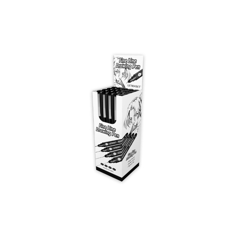Letraset 0.3 mm Fine Line Drawing Marker Pen (Pack of