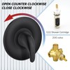 Matte Black Shower Trim Kit Shower Lever Handle for Moen