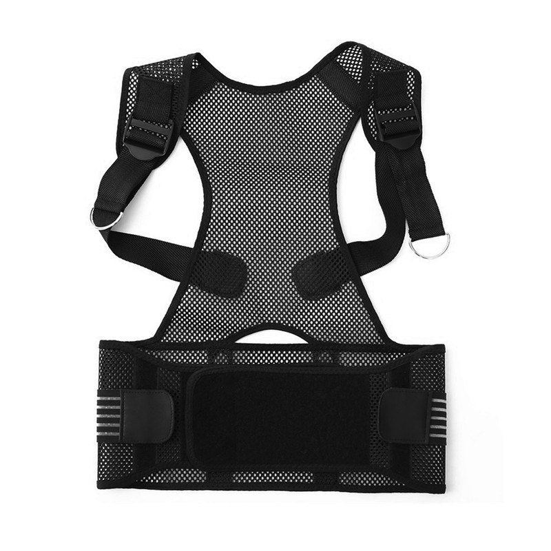 Posture Corrector Thin Mesh Cloth Shoulder Back Waist Wrap Brace