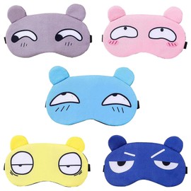 RSYHVGK ids Sleep Mask, Kids Sleep Eye Mask, Sleep Blackout Eye Mask with Adjustable Shoulder Straps, Night Travel Train Flight Eye Mask
