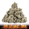 TOSRWGLL Gas Fireplace Glowing Embers,Rock Wool Embers for Indoor Gas