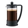 Bodum 12oz Brazil French Press Coffee Maker, High-Heat Borosilicate Glass,