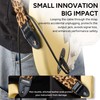 Amumu Leopard Flocked Velvet Guitar Strap with Microfiber Leather Ends,