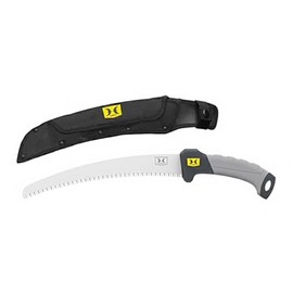 Hawk Pruning Saw with 11" Replaceable Blade, Cushioned Grip & Nylon Carry Sheath | Durable Corrosion-Resistant High Carbon Steel Hand Saw for Tree Trimming