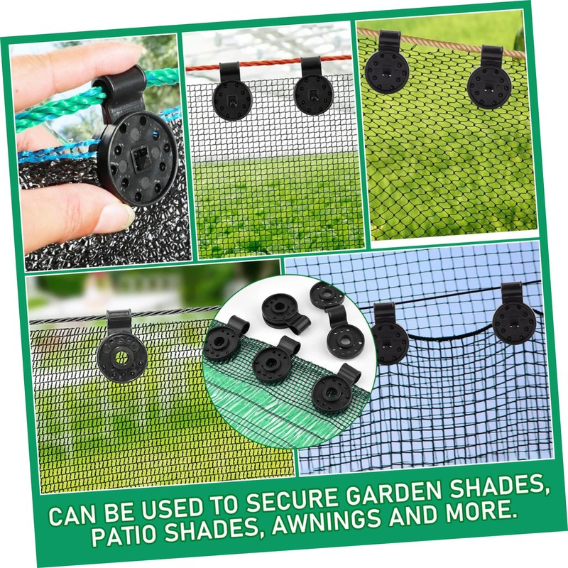 Outanaya 50pcs Heavy Duty Shade Cover Clips for Garden Netting