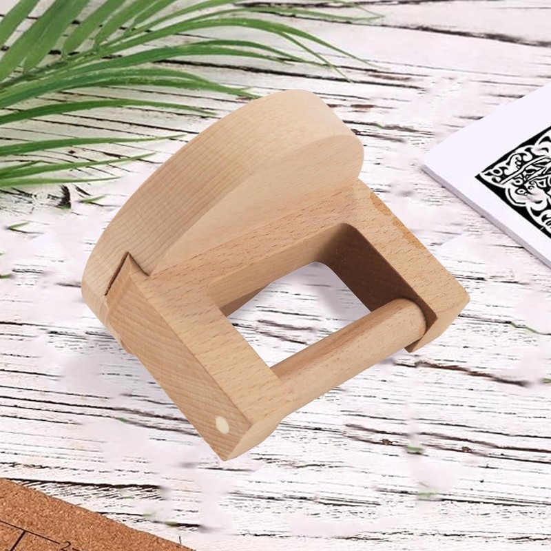 CENPEK Wooden Pressing Board, Pine Barron Embossing Tool for Linoleum