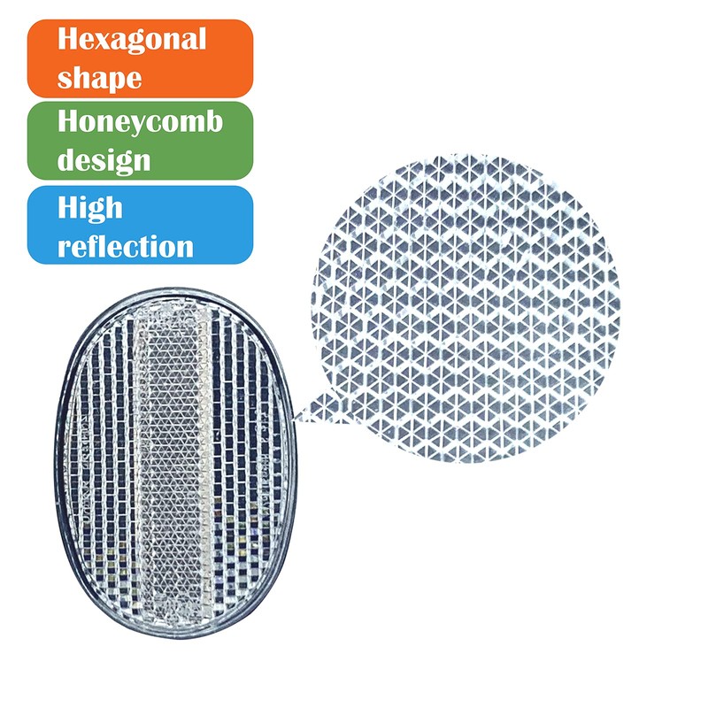 WELNENT Bicycle Rear Fender Reflector Oval CPSC/AS/BS/JIS/GB/T/CQC Warning Mudguard of