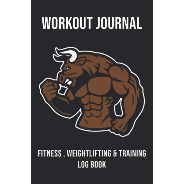 Workout Journal Notebook: Cute Fitness , Weightlifting & Training Log