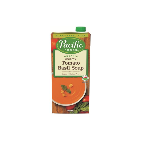 Pacific Foods Organic Tomato and Basil Soup 946 mL