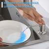 Sink Soap Dispenser Brushed Nickel, Soap Dispenser for Kitchen Sink