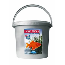 Aquaris Pond Sticks Colour - 15 L. Floating pond fish food. Enhances Colour, Supports Digestion & Maintains Water Clarity for a Healthy Pond Environment. Suitable for Koi, Goldfish & All Pond Fish.
