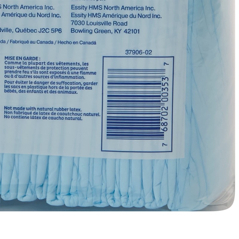 TENA Extra Underpad, Incontinence, Disposable, Light Absorbency, 17 in x