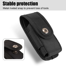 Multitool Sheath, EDC Pouch, EDC Belt Organizer for Pen/Flashlight/Folding Knife, Knife Sheath Compatible with Wave Surge Raptor, Tactical Pocket Knife Holder, Belt Pouches for Men