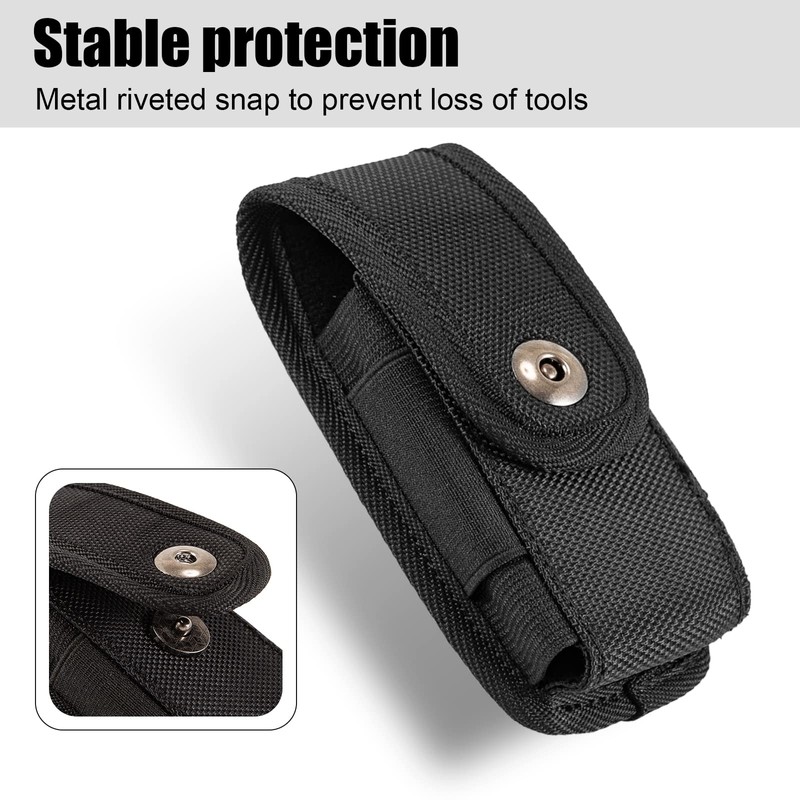 Multitool Sheath, EDC Pouch, EDC Belt Organizer for Pen/Flashlight/Folding Knife,