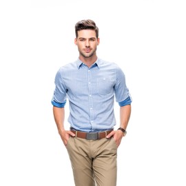 Zitahli Belt Men, Ratchet Belt Dress with 1 3/8" Premium Leather,Slide Belt with Easier Adjustable Automatic Buckle,Trim to Fit Size 30"-36"