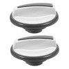 SEWACC 2Pcs Washer Control Rotary Knobs for Washing Machine Replacement