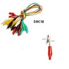 Aofan 10PCS Alligator Clips Test Leads Set - 18 AWG