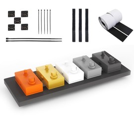 Mini Pedal Board Guitar Effects Compact Small Pedalboard with Bass Pedals Mountain Tape, Aluminum Alloy Super light Effect (15.6 inch)