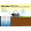 FLUENTPOWER 23FT x 1" Suction Hose Kit with Brass Fitting