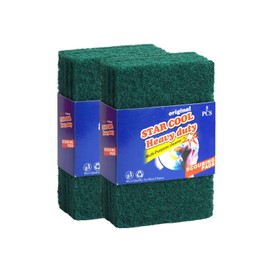 Heavy Duty Scrub Sponge, Scratch Free Home Kitchen Dual-Sided Dishwashing Sponge, Sponge scouring pad,for Kitchen, Sink, Dish, Bathtub, Wall 10PCS