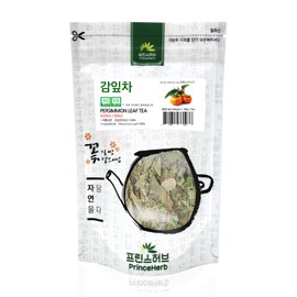 PrinceHerb Medicinal Korean Herb, Persimmon Leaves Tea 감잎차 Dried Loose Leaves Tea 3oz / 86g
