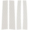 Unbranded 4Pc Pillar Post For 2007-2021 Toyota Tundra Door Trim