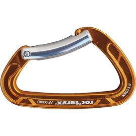 Loc'Teryx RTAF905KB Climbing Climbing Carabiner Nose Free Event Gold (GLD)