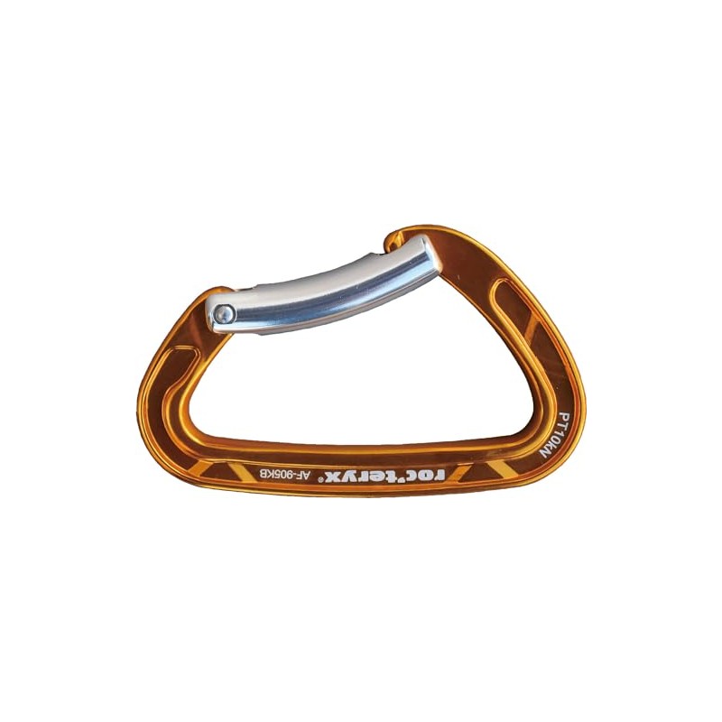 Loc'Teryx RTAF905KB Climbing Climbing Carabiner Nose Free Event Gold (GLD)