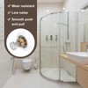 MECCANIXITY Shower Door Rollers Wheels, 25mm Diameter Bathroom Glass Shower